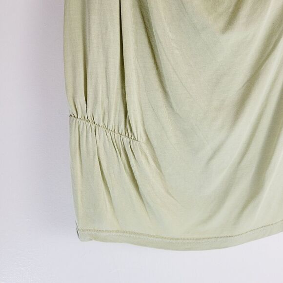 Quality Local Slow Fashion Designer Nicole Bridger Light Sage Green Top - Picture 3 of 6
